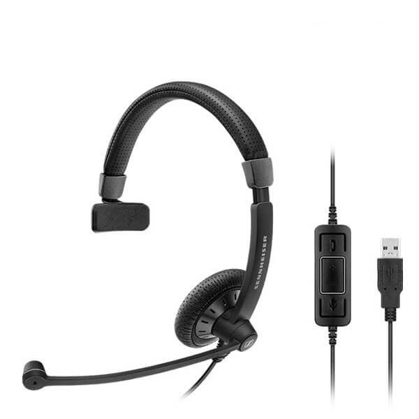 Sennheiser SC 40 USB MS Monaural Headset Refurbished Sennheiser 506498 Headset Store